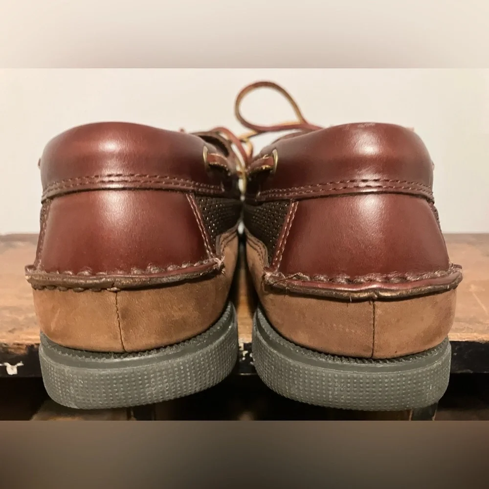 St. John's Bay Men's Tan and Brown Boat Shoes